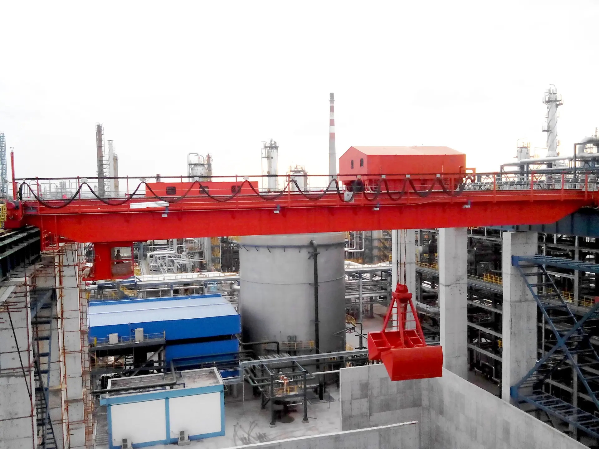 5噸、10噸QZ型雙梁抓斗橋式起重機(jī)（行車）技術(shù)參數(shù)