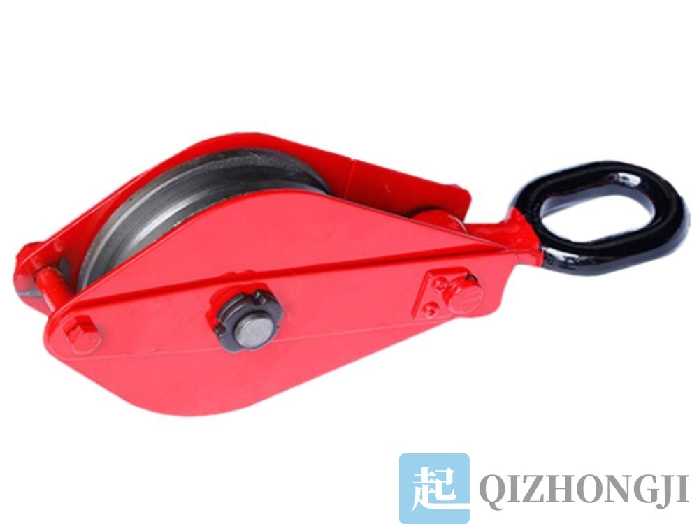 HQGK1型單滑輪開(kāi)口吊鉤鏈環(huán)型滑車(chē)