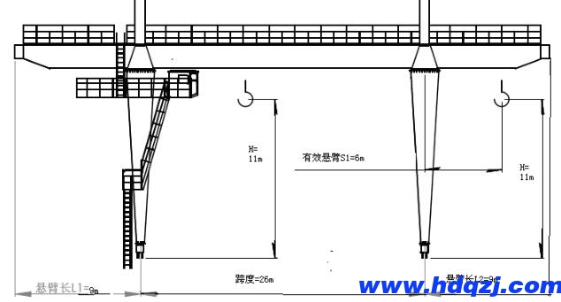 20tA型軌道門式起重機產(chǎn)品結構設計